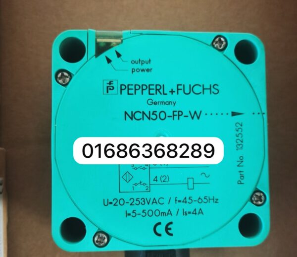 Pepperl + Fuchs  NCN50-FP-W-P1 Inductive Sensor