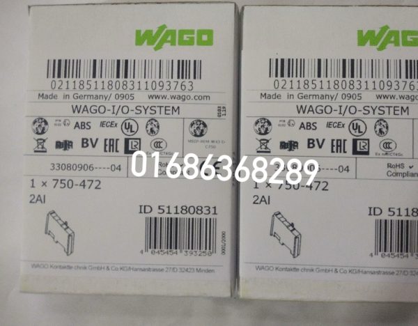 wago 750-472 2-channel analog input card bd