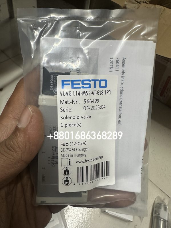 Solenoid Vlave VUVG-L14- M52-AT-G18-1P3 566499