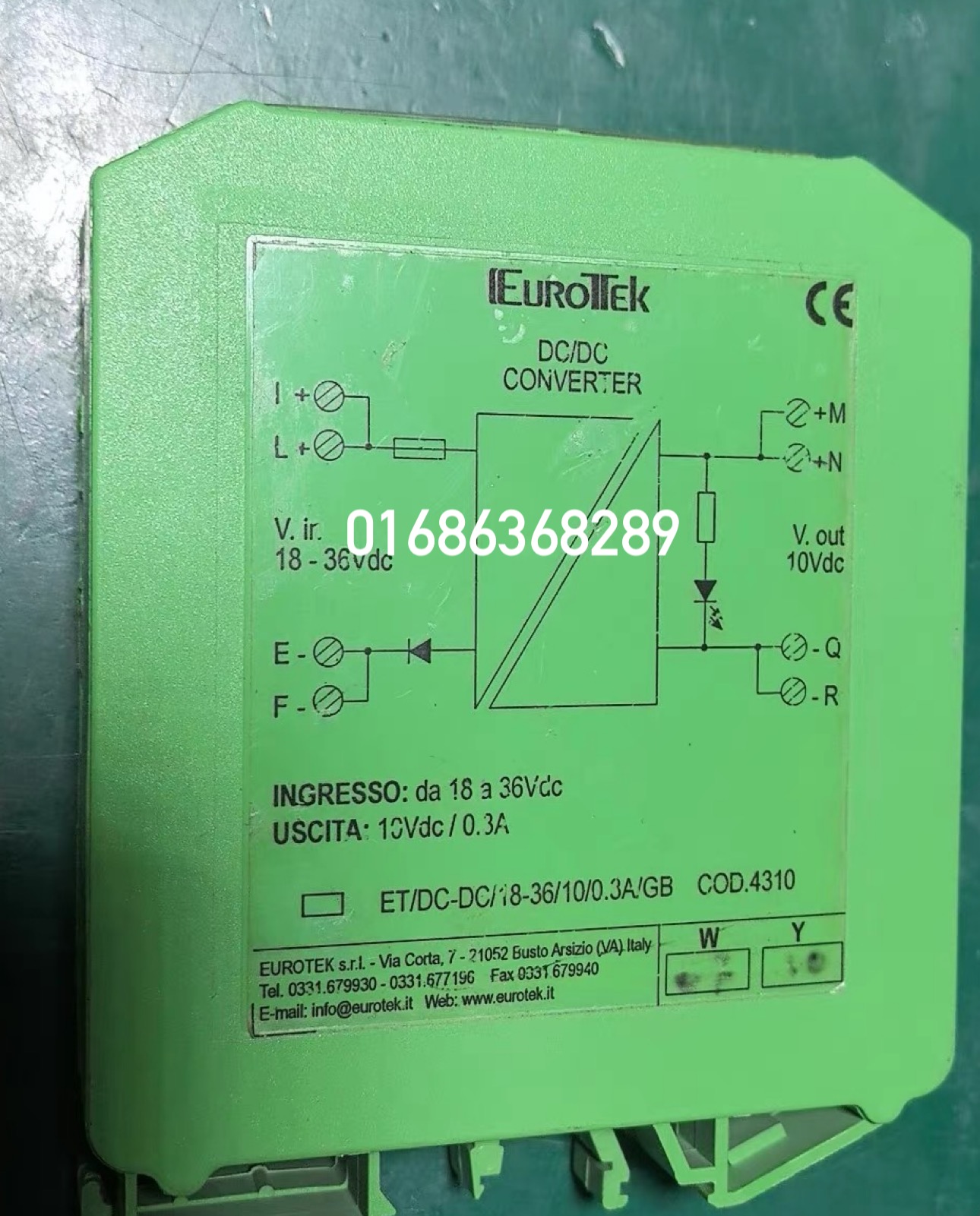 Eurotek ET/DC-DC/18-36/10/0.3A/GB CONVERTER