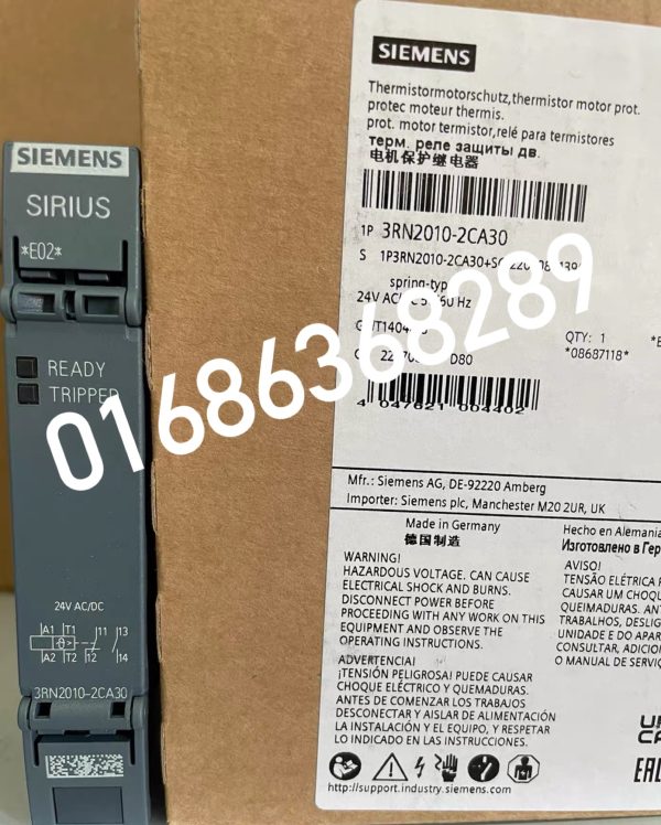 Siemens 3RN2010-2CA30 Thermistor Motor Protection Relay