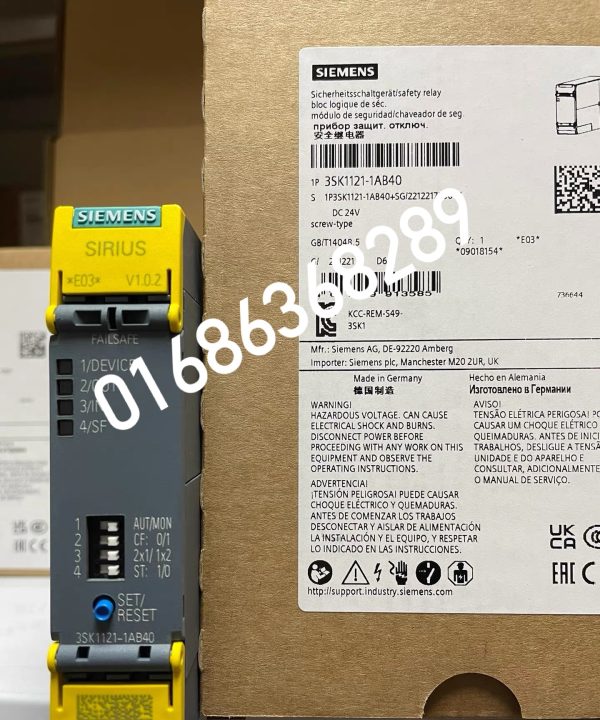 Siemens 3SK1121-1AB40 SIRIUS Safety Relay