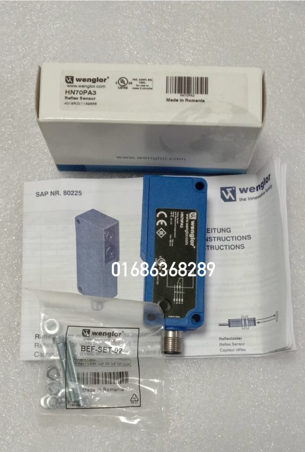 Wenglor HN70PA3 Reflex Sensor