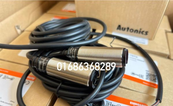 Autonics BR20M-TDTD Through beam Cylindrical Photoelectric Sensor