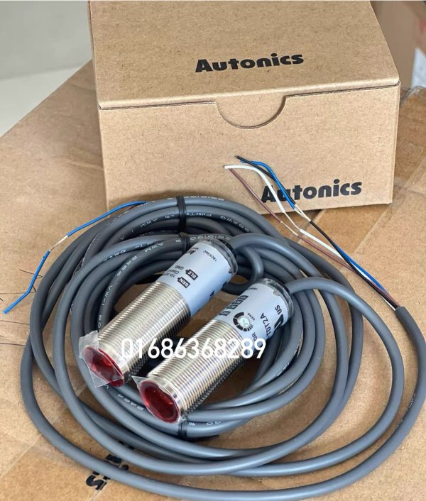 Autonics BRQM20M-TDTA Through beam Cylindrical Photoelectric Sensor