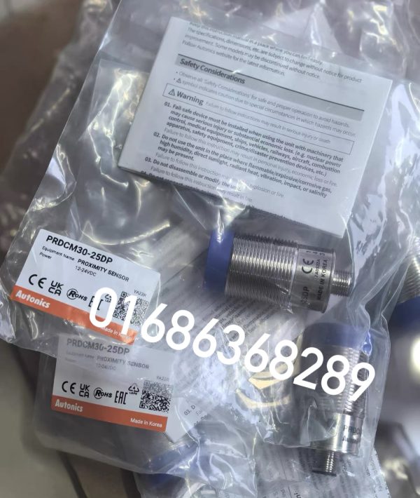 Autonics PRD30-25DP Cylindrical Inductive Long Distance Proximity Sensor
