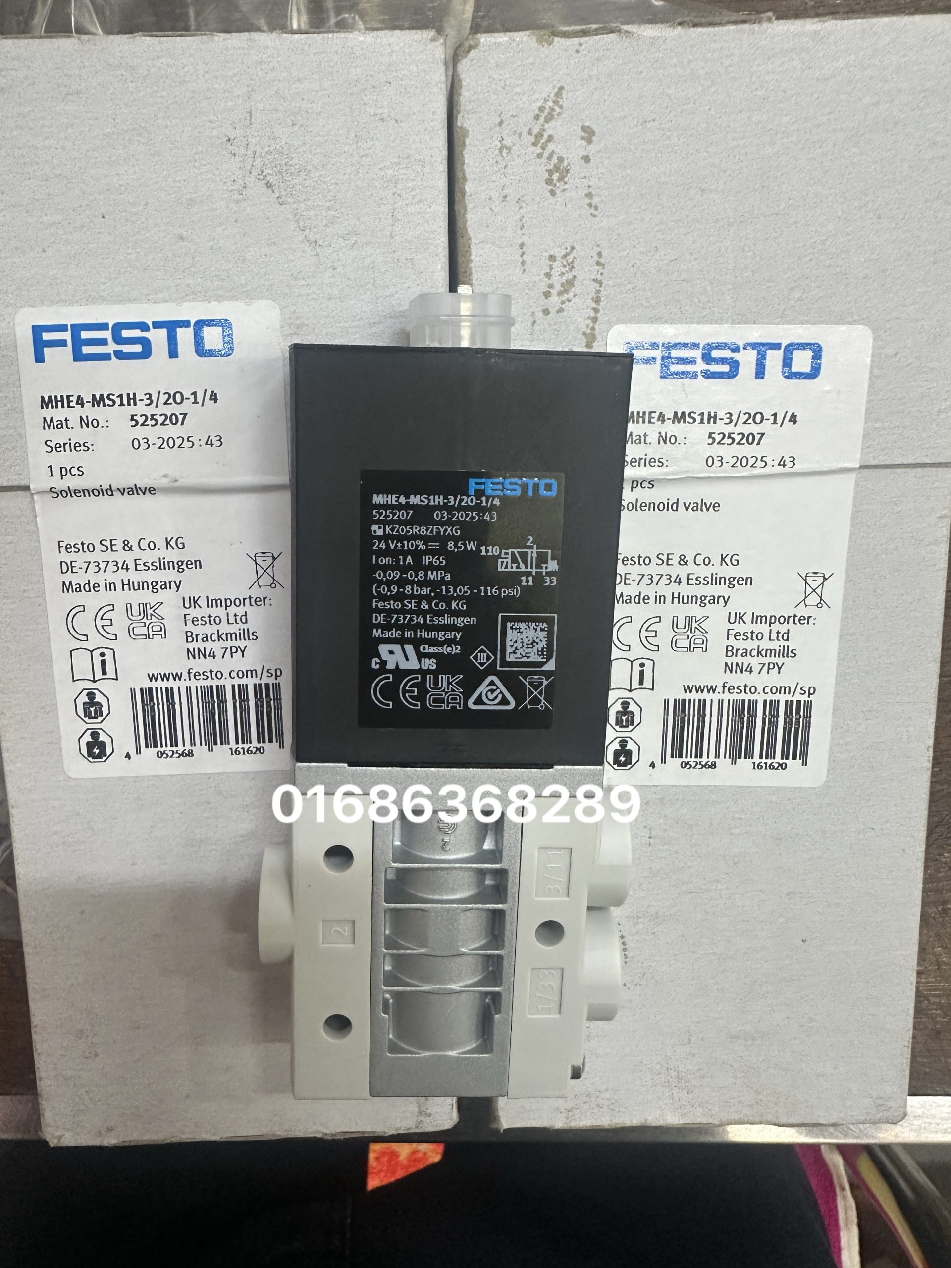 Festo Air solenoid valve MHE4-MS1H-3/2O-1/4 525207