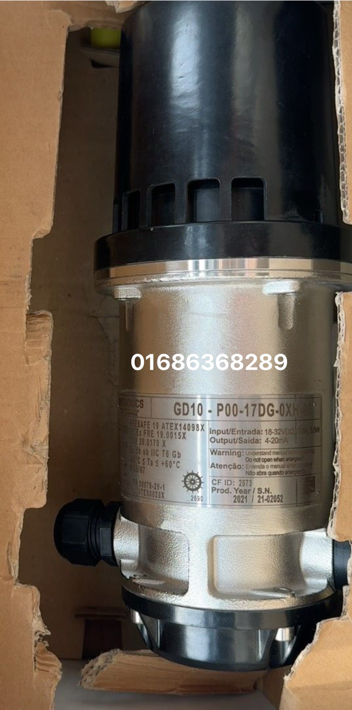 SIMTRONICS GD10-P00-17DG-0XH-00 Point Gas Detector PGD