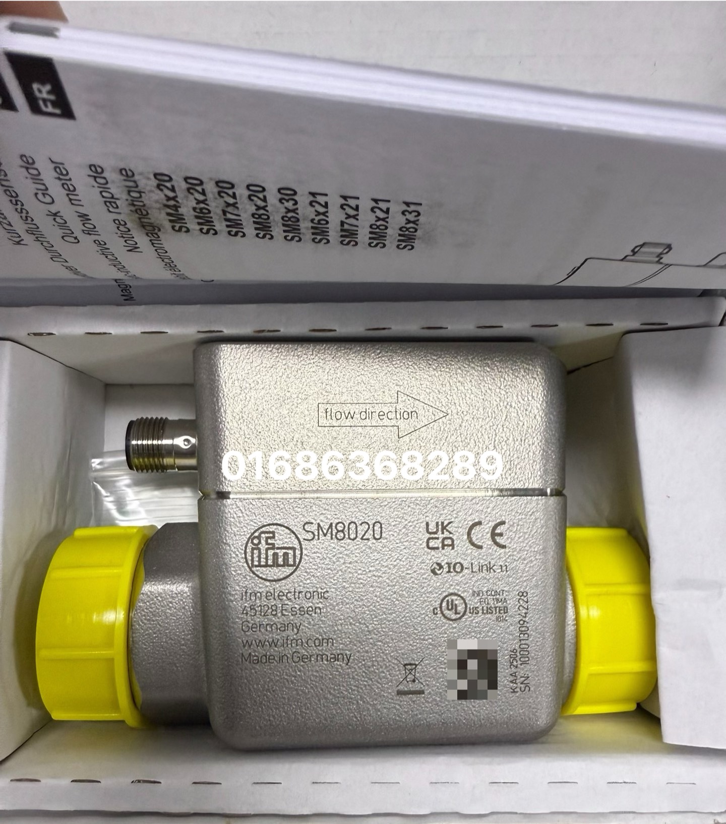 IFM SM8020 Magnetic Inductive Flow Meter