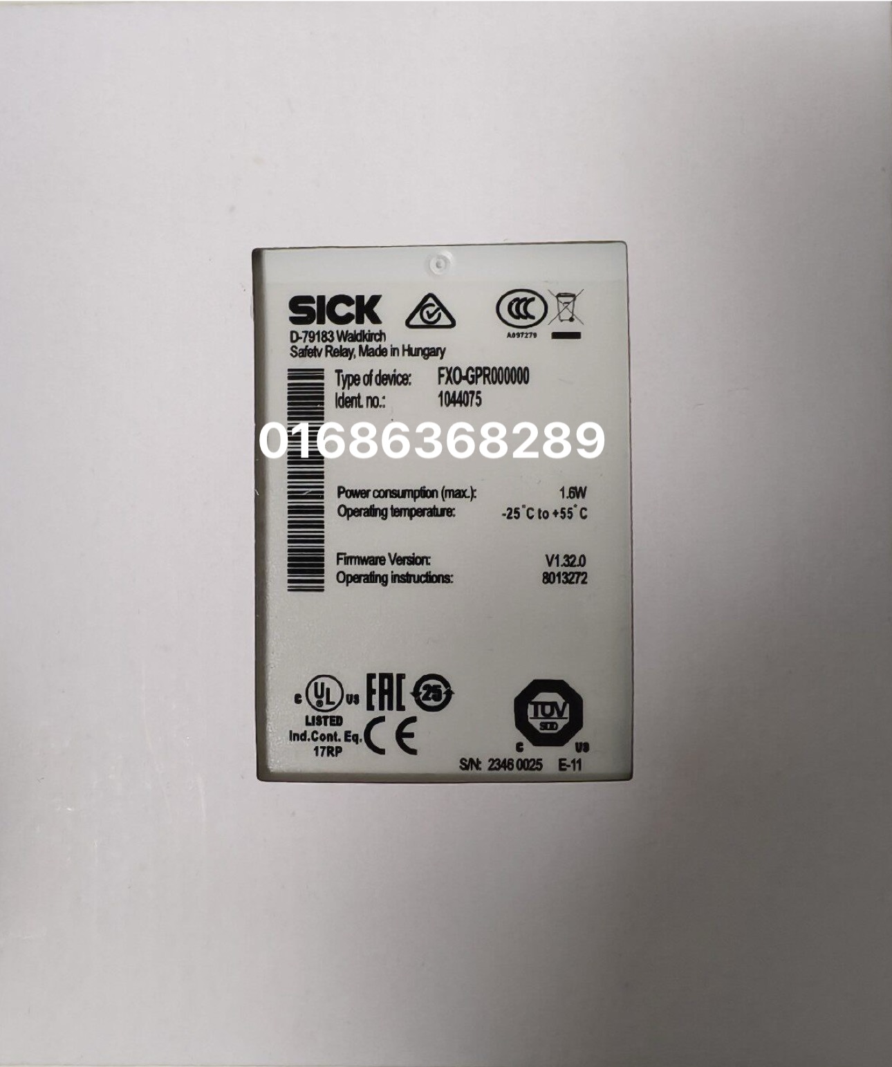 SICK FX0-GPR000000 P/N 1044075 CPU