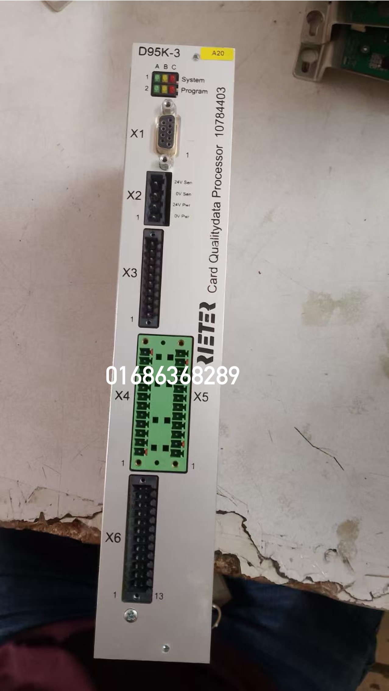 RIETER D95K-3 Processor Card/Drive 10784403