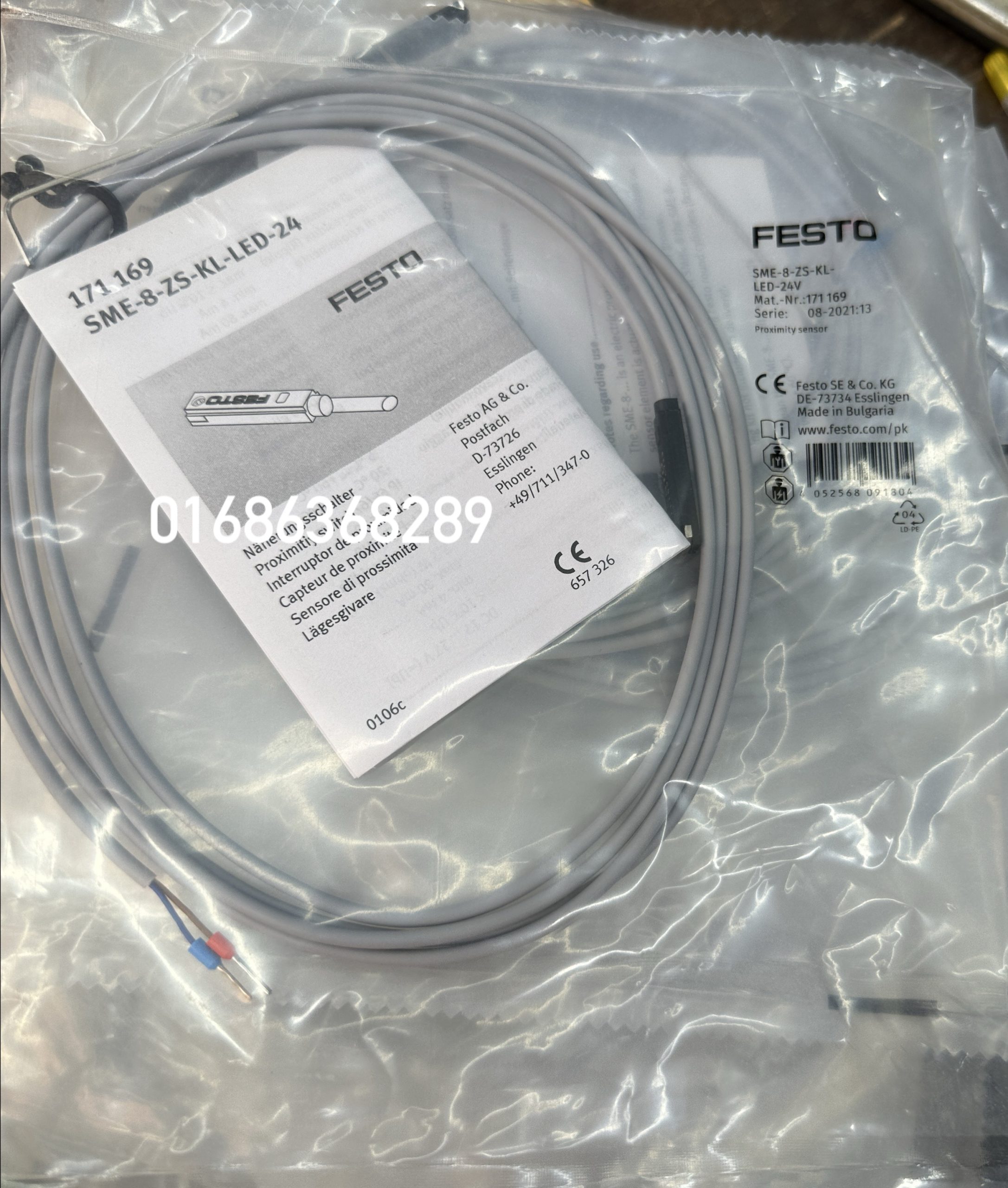 Festo SME-8-ZS-KL-LED-24 171169 Magnet Switch/Sensor